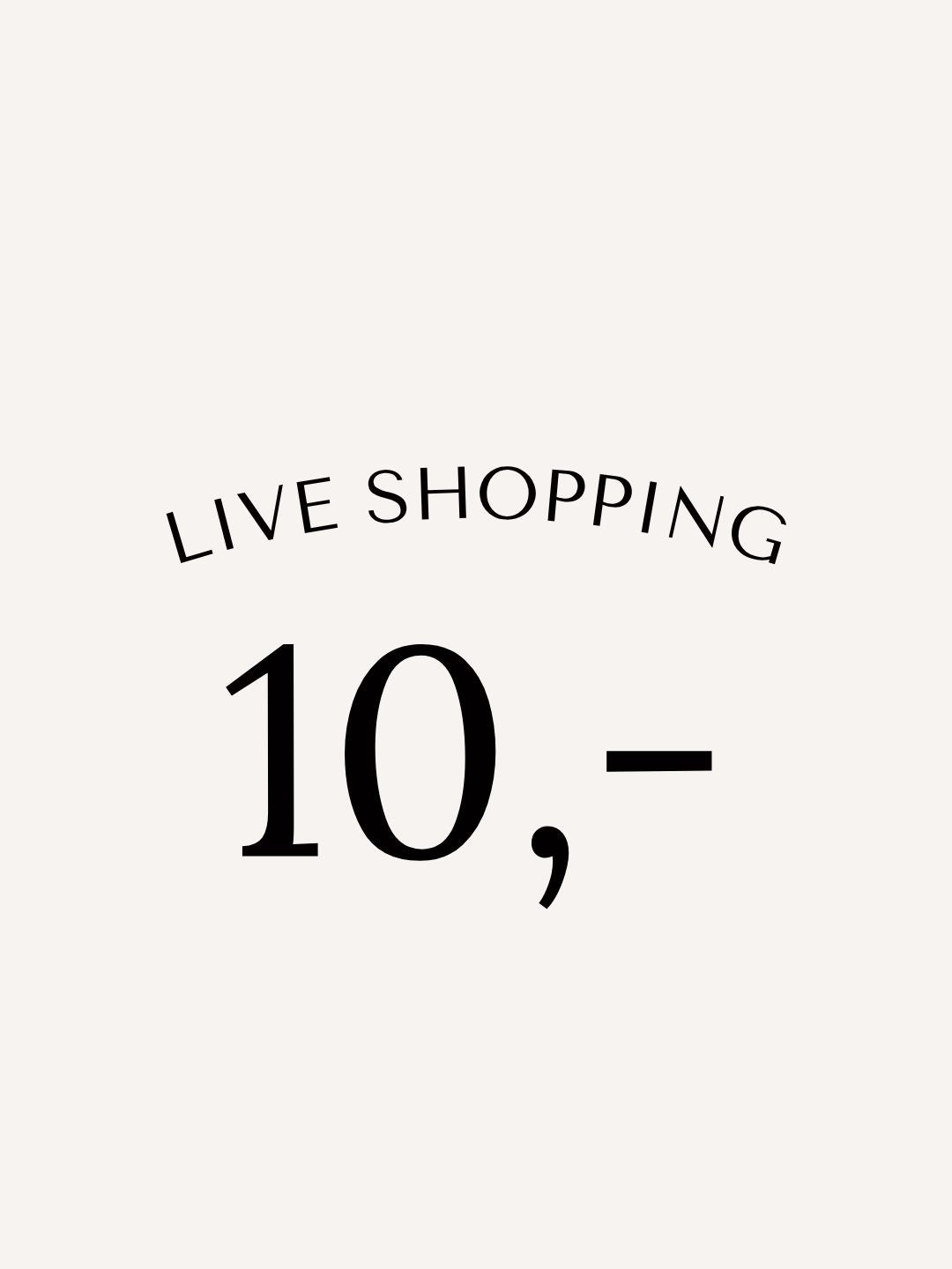 Live shopping She Clothes 10 euro