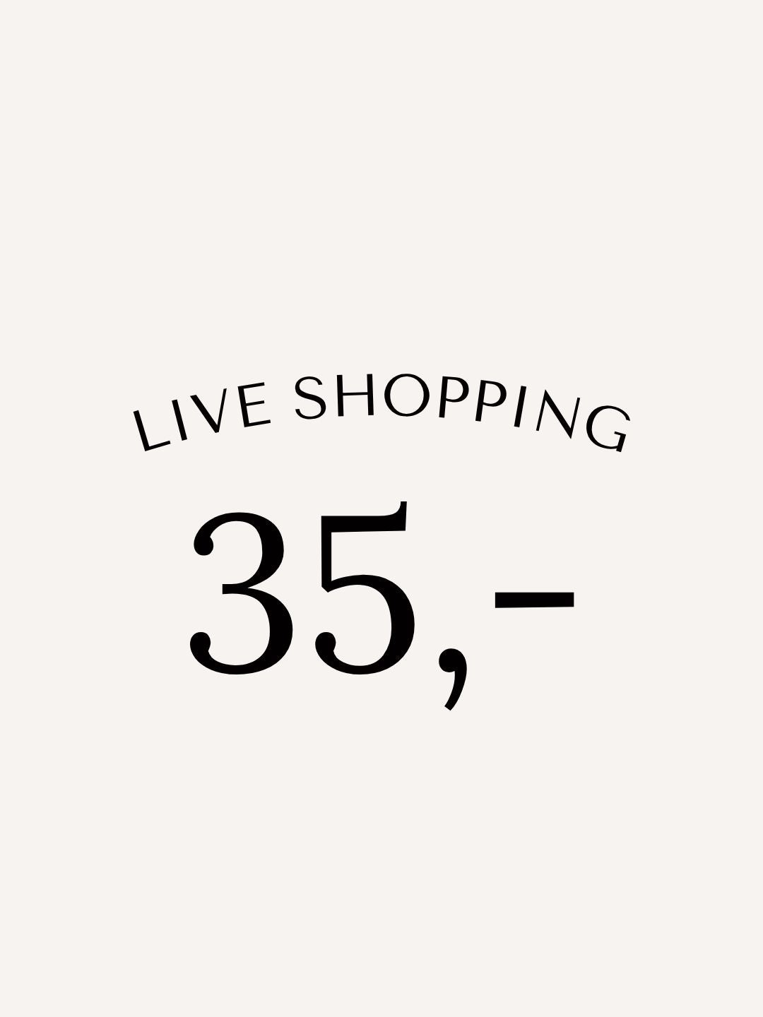 Live shopping She Clothes 35.00 euro