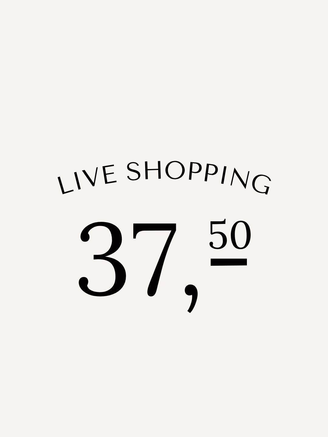 Live shopping She Clothes 37.50 euro
