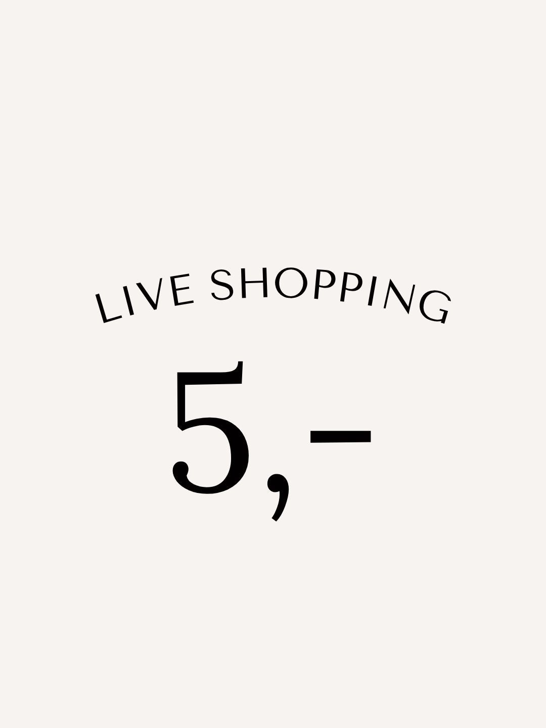 Live shopping She Clothes 5 euro