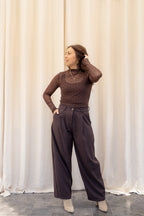 Mandy Bolletjes Mesh Top