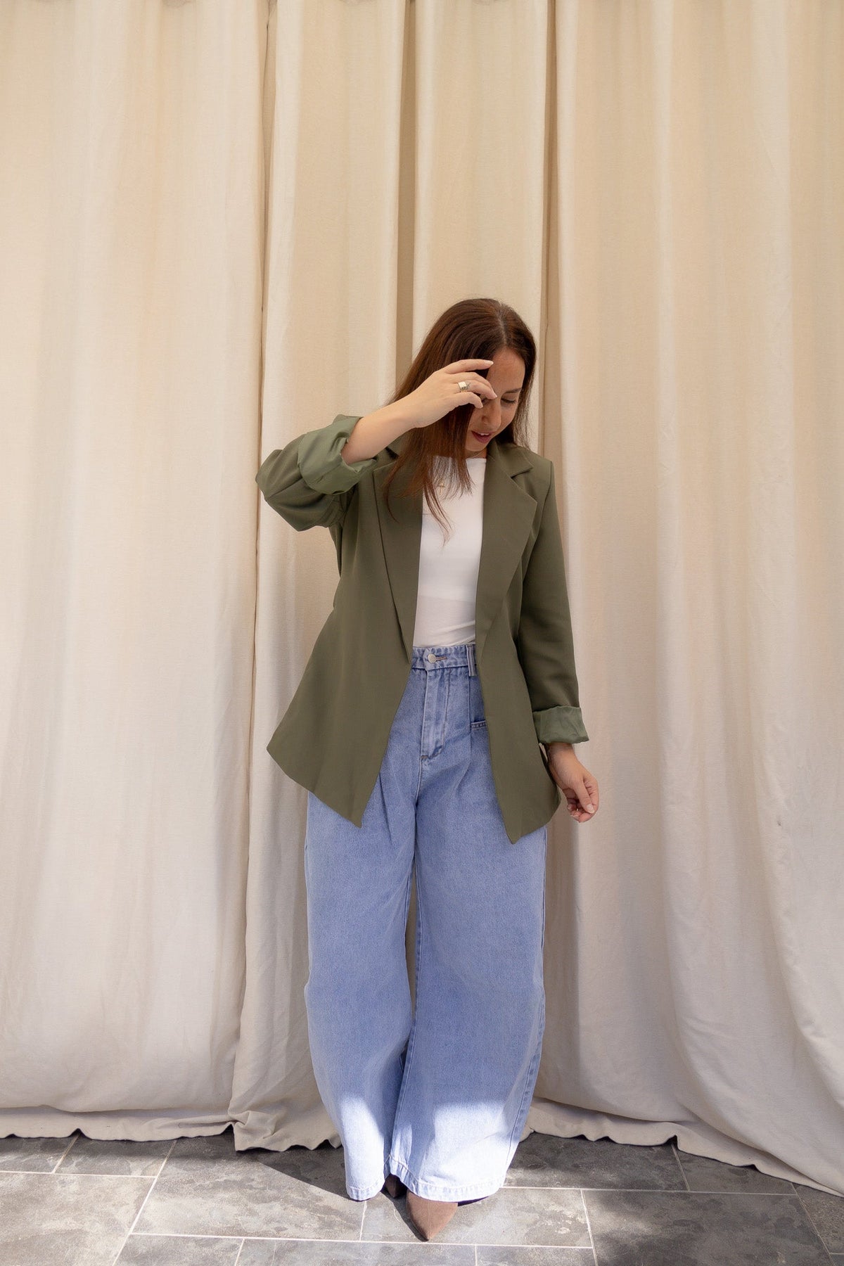 Lenny Blazer Groen