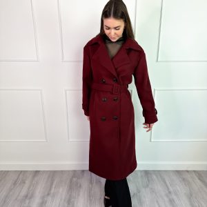 SC Jamela Trenchcoat Bordeaux