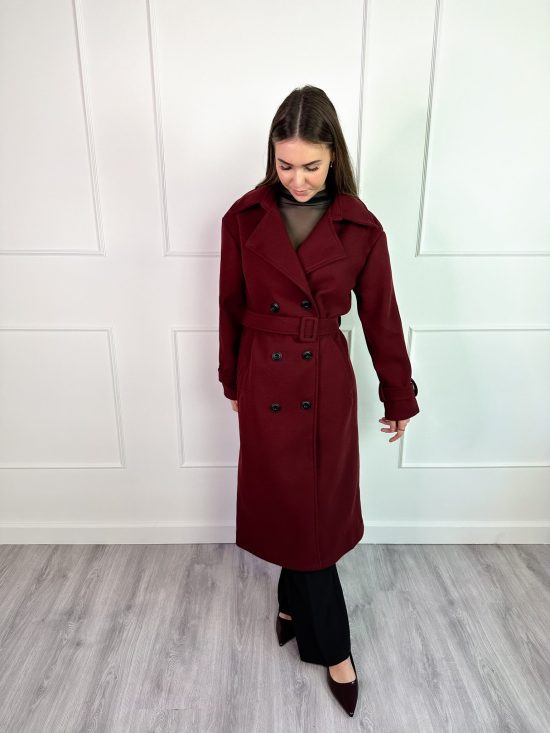 SC Jamela Trenchcoat Bordeaux
