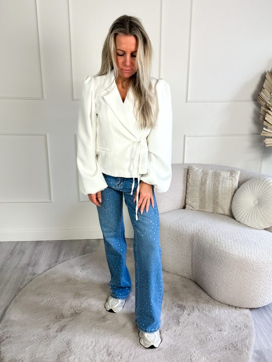 SC Olivia Blazer Wit - Afbeelding 2