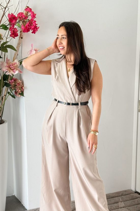 SC Maudy Jumpsuit Taupe