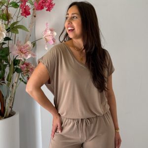SC Madelon Comfy Top Taupe