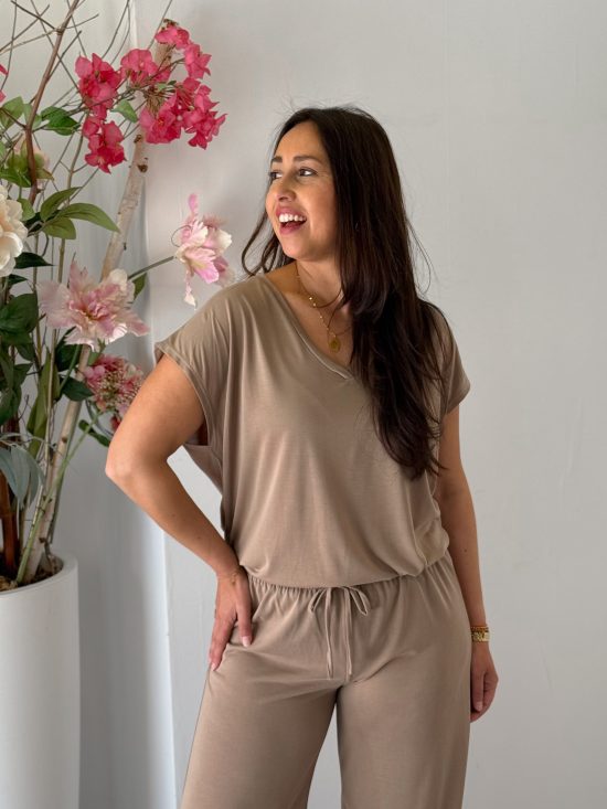 SC Madelon Comfy Top Taupe