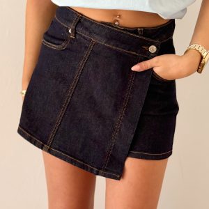 SC Esmee Denim Skort Donkerblauw