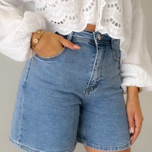 SC Anna Denim Short Blauw