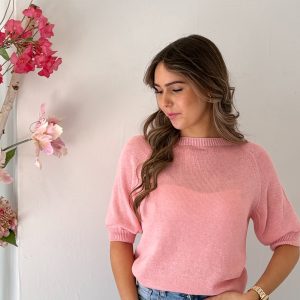 SC Gigi Gebreide Top Roze