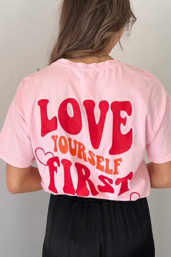 SC Love T-shirt Roze