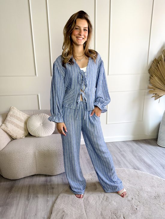 SC Sky Broek Blauw - Afbeelding 3