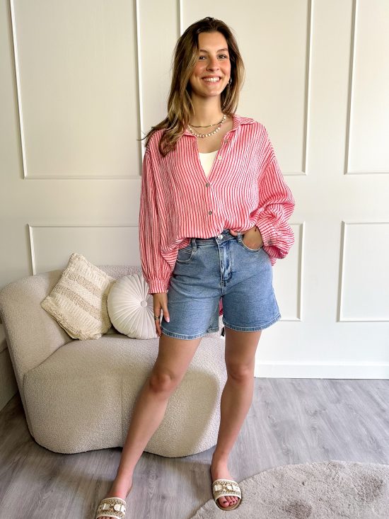 SC Sara Blouse Roze - Afbeelding 2