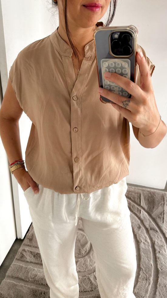 SC Ilse Gilet Camel