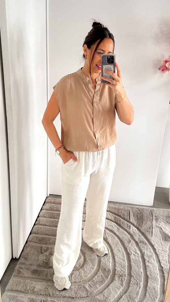 SC Ilse Gilet Camel - Afbeelding 2
