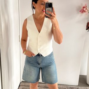 SC Annes Denim Short Blauw