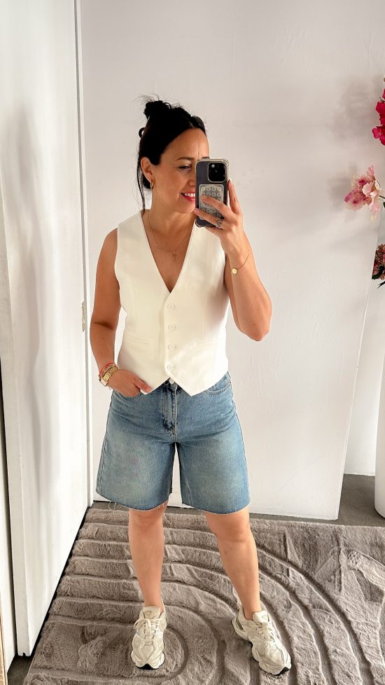 SC Annes Denim Short Blauw
