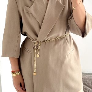 Lisa oversized blazer taupe