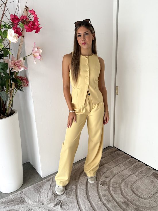 SC Faya Pantalon Geel - Afbeelding 3