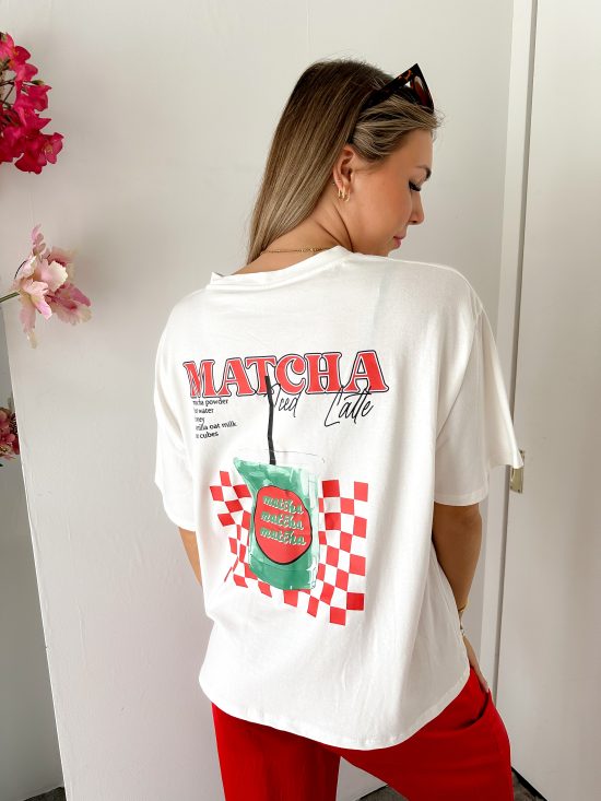 SC T-shirt Print Matcha Wit