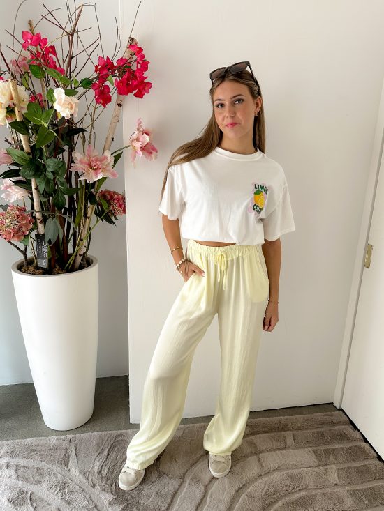 SC T-shirt Print Limon Wit - Afbeelding 3
