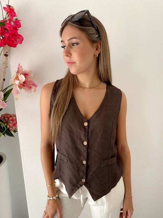 SC Jazz Gilet Bruin