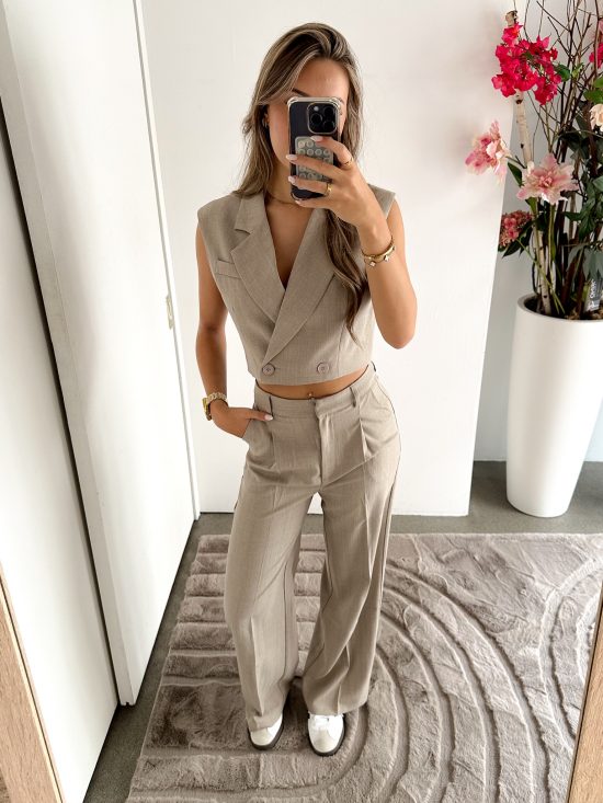 SC Suus Pantalon Taupe