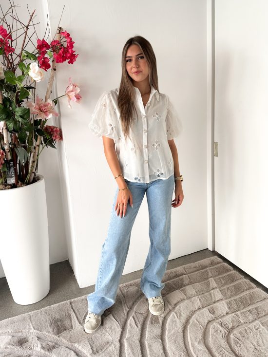 SC Kyra Blouse Wit - Afbeelding 5