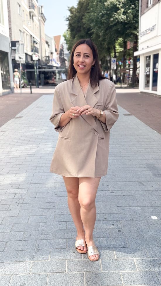 Lisa oversized blazer taupe - Afbeelding 3