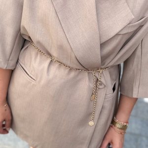 Lisa oversized blazer taupe