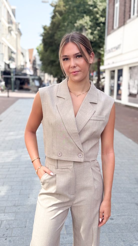 SC Suus Gilet Taupe