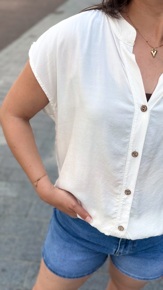 SC Ilse Gilet Creme - Afbeelding 2