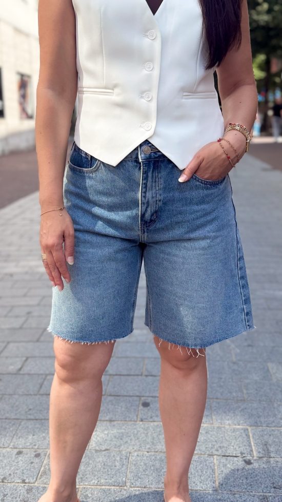 SC Annes Denim Short Blauw
