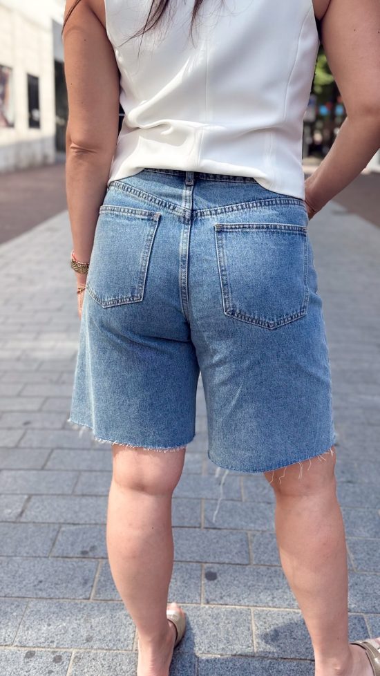 SC Annes Denim Short Blauw - Afbeelding 2