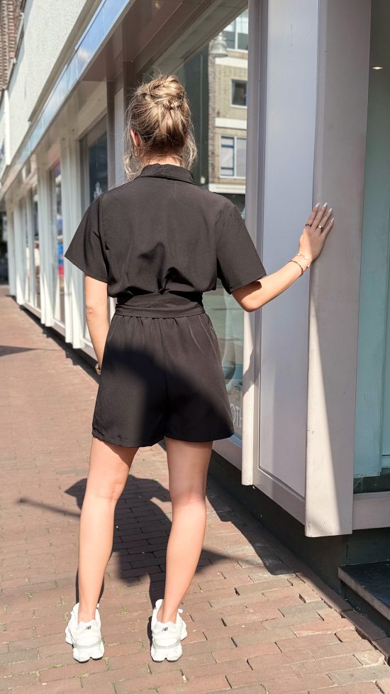 SC Elvera Playsuit Zwart - Afbeelding 2