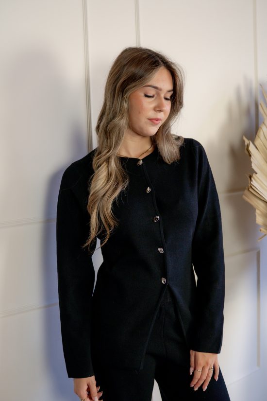 Jolina Vest Zwart - Afbeelding 2