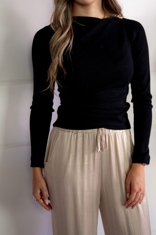 Dana Top Zwart - Afbeelding 3