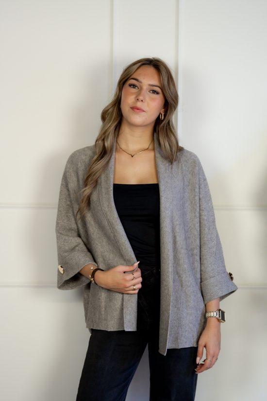 Vronie Vest Taupe