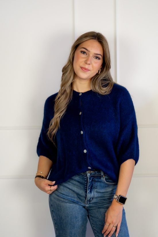 Bente Vest Blauw
