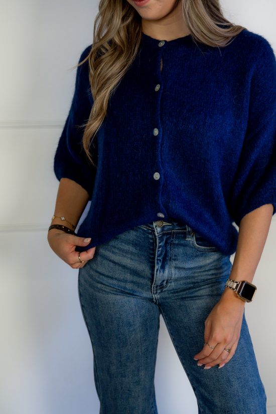 Bente Vest Blauw - Afbeelding 2