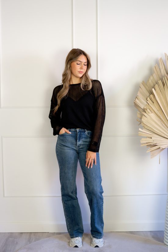 Sonja Top Zwart - Afbeelding 4