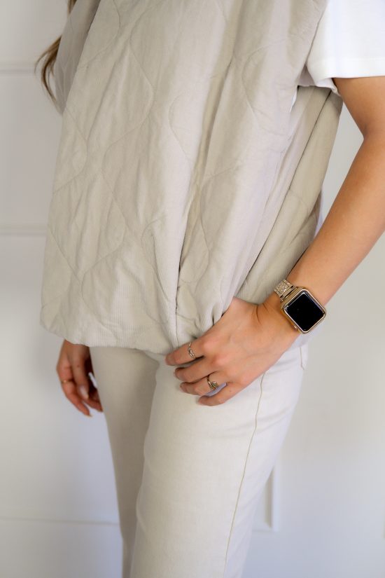 Jana Gilet Beige - Afbeelding 2
