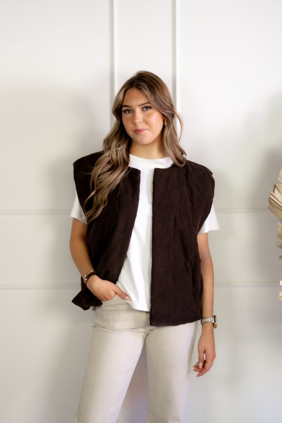 Jana Gilet Bruin