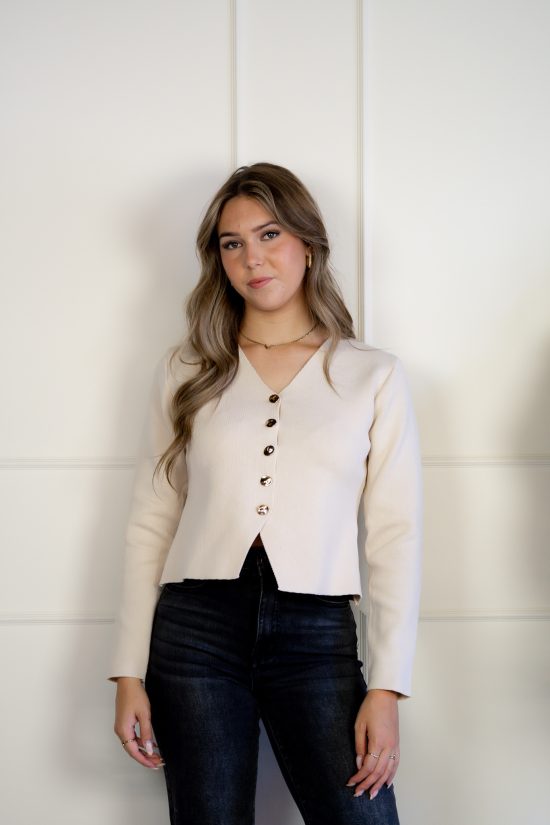 Jaimie Vest Beige