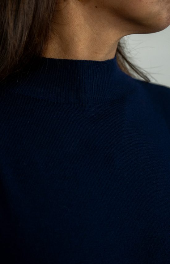 Voyelle Trui Navy - Afbeelding 2