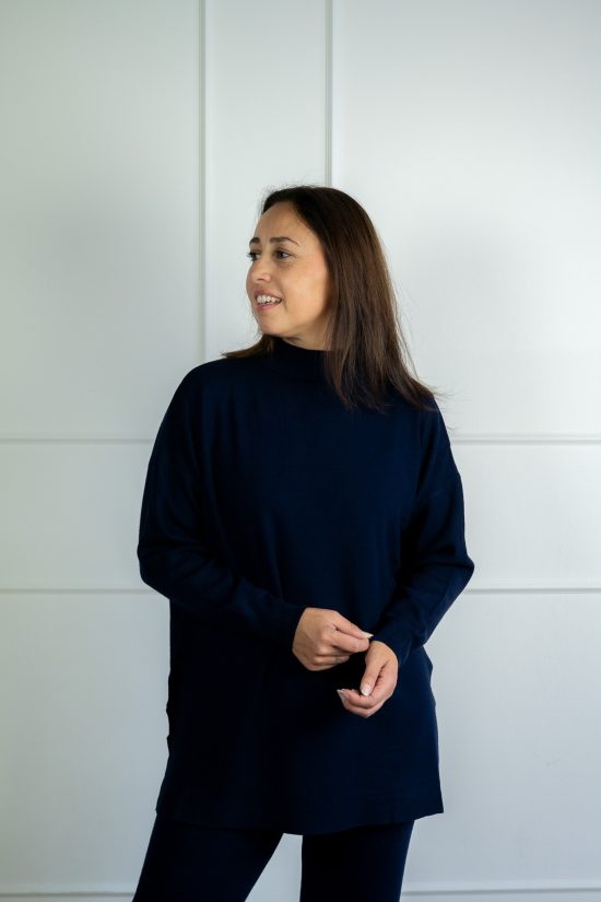 Voyelle Trui Navy