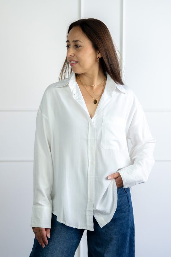 Annie Blouse Wit - Afbeelding 2