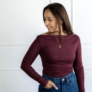 SC Katie Top Bordeaux