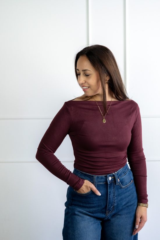SC Katie Top Bordeaux